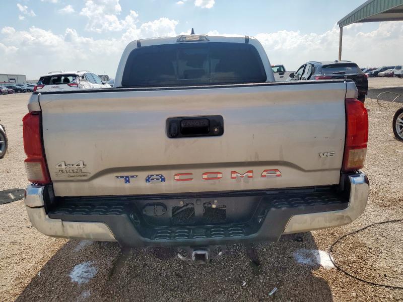3TMCZ5AN3KM234952 - 2019 TOYOTA TACOMA DOUBLE CAB Сріблястий фото 6