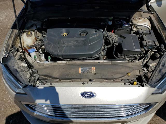 3FA6P0K90HR180440 - 2017 FORD FUSION TITANIUM 金色 照片 11
