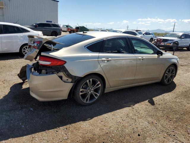 3FA6P0K90HR180440 - 2017 FORD FUSION TITANIUM 金色 照片 3
