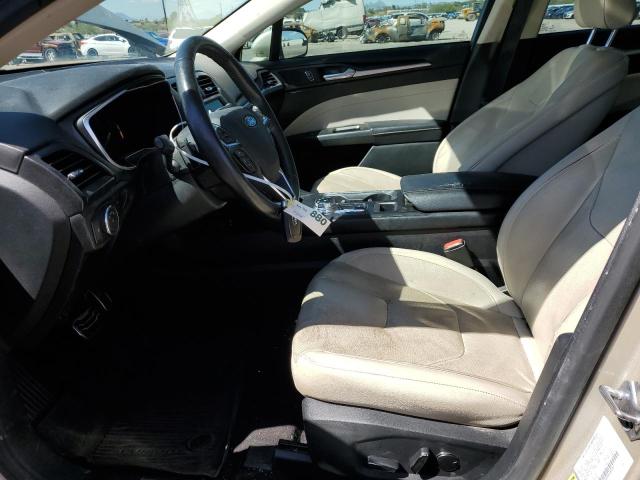 3FA6P0K90HR180440 - 2017 FORD FUSION TITANIUM 金色 照片 7