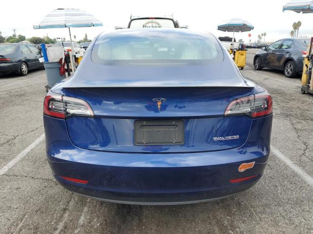 5YJ3E1EC6LF624625 - 2020 TESLA MODEL 3 蓝色 照片 6