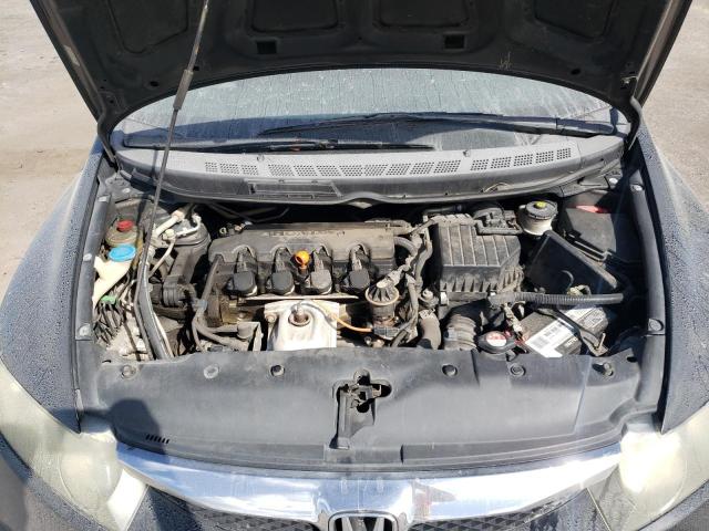 2HGFA16539H345775 - 2009 HONDA CIVIC LX შავი ფოტო 11