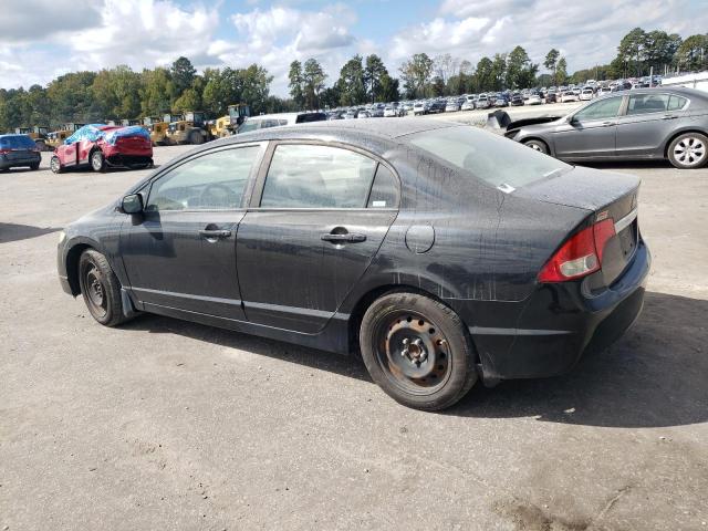 2HGFA16539H345775 - 2009 HONDA CIVIC LX შავი ფოტო 2