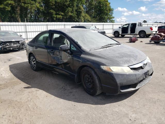 2HGFA16539H345775 - 2009 HONDA CIVIC LX შავი ფოტო 4