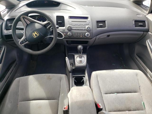 2HGFA16539H345775 - 2009 HONDA CIVIC LX შავი ფოტო 8