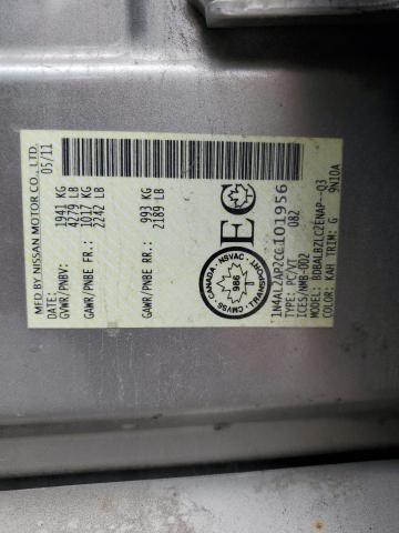 1N4AL2AP2CC101956 - 2012 NISSAN ALTIMA BASE 灰色 照片 13