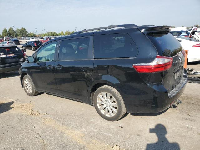 5TDDK3DC6FS094862 - 2015 TOYOTA SIENNA XLE أسود صورة 2
