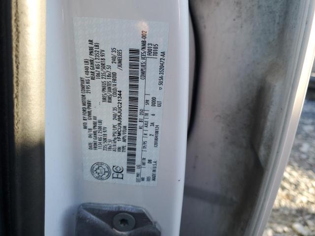 1FMCU9J95JUC21344 - 2018 FORD ESCAPE TITANIUM WHITE photo 14