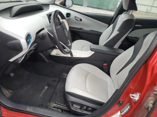JTDKARFU9G3525507 - 2016 TOYOTA PRIUS Красный фото 7