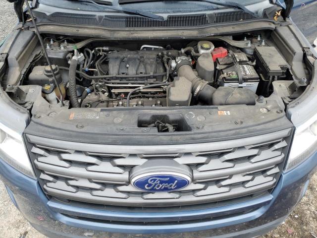 1FM5K7D83JGB15172 - 2018 FORD EXPLORER XLT BLUE photo 12