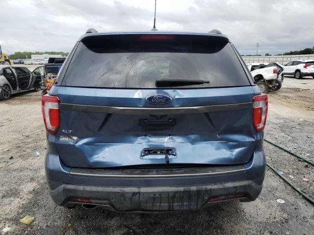 1FM5K7D83JGB15172 - 2018 FORD EXPLORER XLT BLUE photo 6