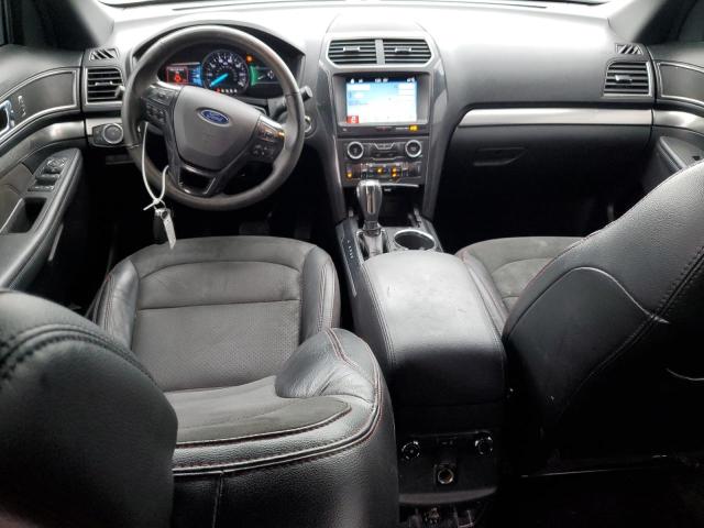 1FM5K7D83JGB15172 - 2018 FORD EXPLORER XLT BLUE photo 8