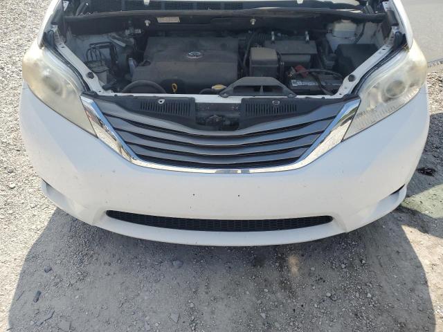 5TDYK3DC9CS220211 - 2012 TOYOTA SIENNA XLE أبيض صورة 12
