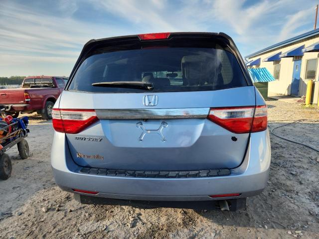 5FNRL5H66DB047352 - 2013 HONDA ODYSSEY EXL BLUE photo 6
