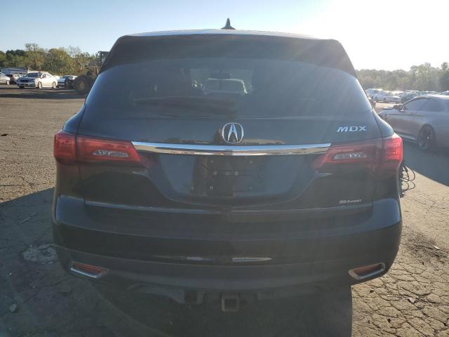 5FRYD4H23EB048782 - 2014 ACURA MDX BLACK photo 6