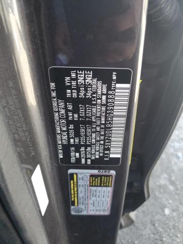 5XYZUDLB5HG390888 - 2017 HYUNDAI SANTA FE S 灰色 照片 13