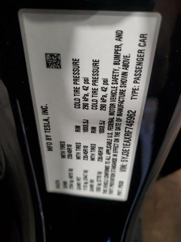 5YJ3E1EAXRF746962 - 2024 TESLA MODEL 3 შავი ფოტო 13