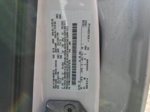 1FMCU0GD5JUD57979 - 2018 FORD ESCAPE SE Weiß Foto 14