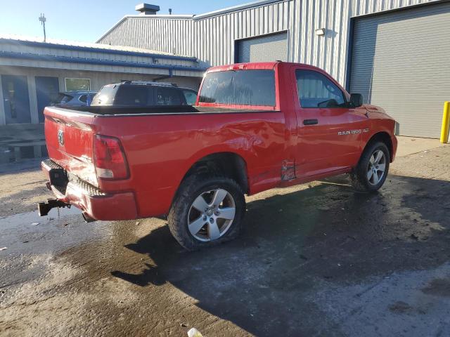 3C6JD7AT0CG263039 - 2012 DODGE RAM 1500 ST Czerwony zdjęcie 3