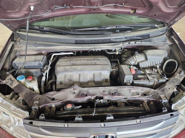 5FNRL5H69BB045009 - 2011 HONDA ODYSSEY EXL მუქწითელი ფოტო 12