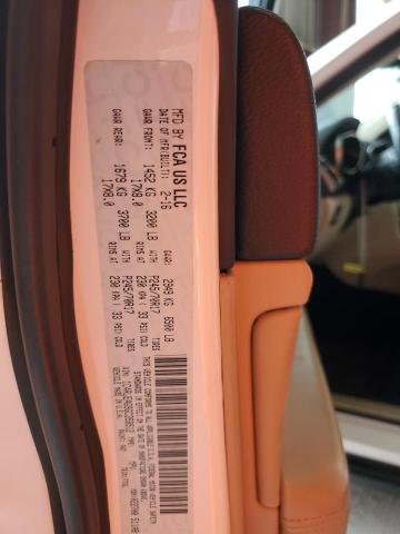 1C4RJEAG9GC358512 - 2016 JEEP GRAND CHER LAREDO Білий фото 14