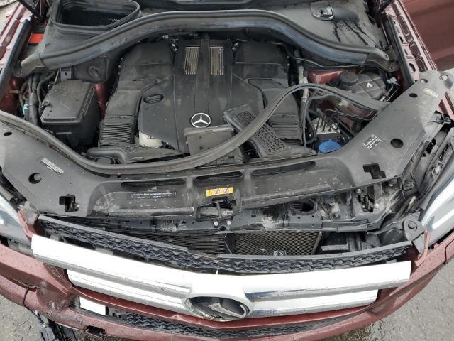 4JGDF6EE0FA531009 - 2015 MERCEDES-BENZ GL 450 4MATIC BURGUNDY photo 12