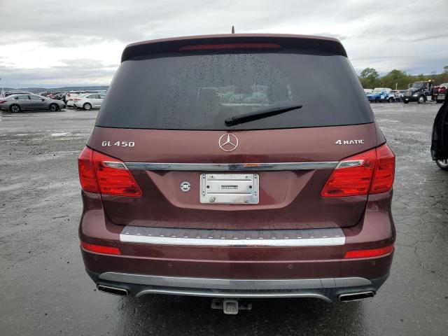 4JGDF6EE0FA531009 - 2015 MERCEDES-BENZ GL 450 4MATIC BURGUNDY photo 6
