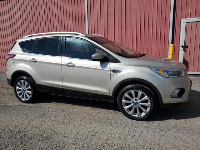 1FMCU9J91HUB18657 - 2017 FORD ESCAPE TITANIUM ოქროსფერი ფოტო 4