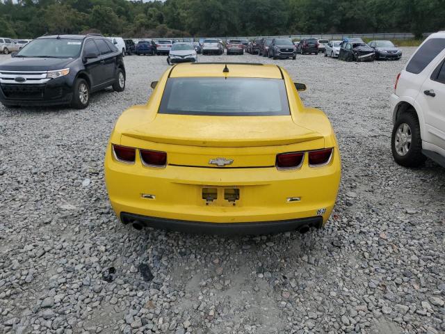2G1FB1E31C9210283 - 2012 CHEVROLET CAMARO LT YELLOW photo 6