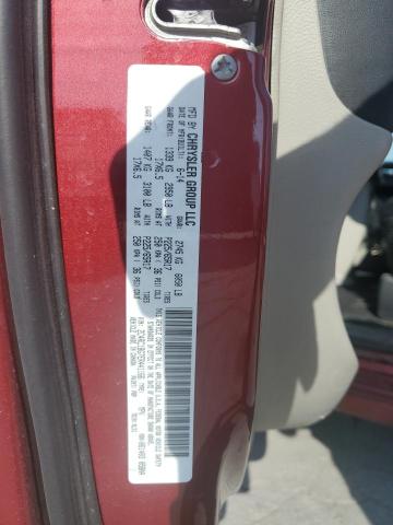 2C4RC1BG7ER441166 - 2014 CHRYSLER TOWN & COU TOURING RED photo 13