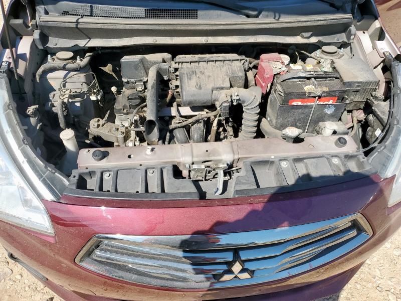 ML32F3FJ0JHF16540 - 2018 MITSUBISHI MIRAGE G4 ES Բորդո լուսանկար 11