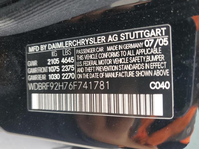 WDBRF92H76F741781 - 2006 MERCEDES-BENZ C 280 4MATIC BLACK photo 12
