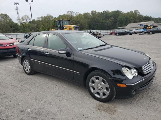 WDBRF92H76F741781 - 2006 MERCEDES-BENZ C 280 4MATIC BLACK photo 4