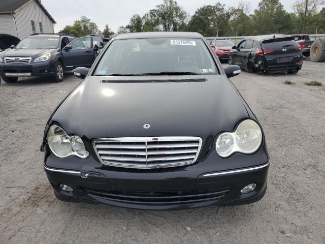 WDBRF92H76F741781 - 2006 MERCEDES-BENZ C 280 4MATIC BLACK photo 5