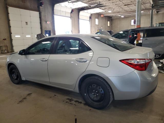 2T1BURHE1GC539681 - 2016 TOYOTA COROLLA L ვერცხლისფერი ფოტო 2