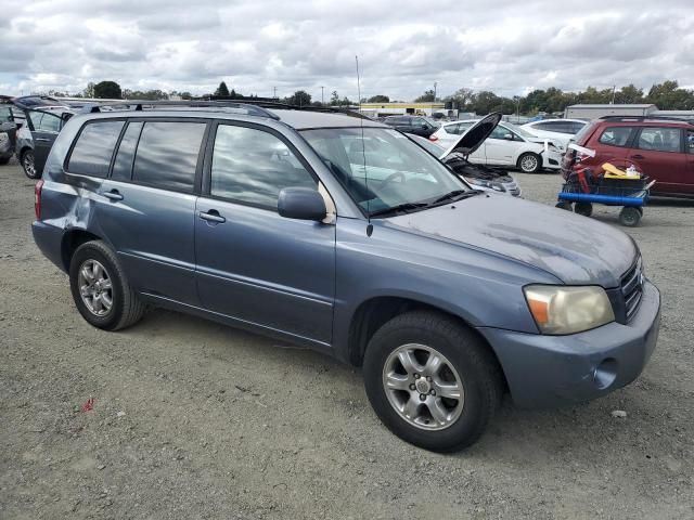 JTEGD21AX50117464 - 2005 TOYOTA HIGHLANDER BLUE photo 4