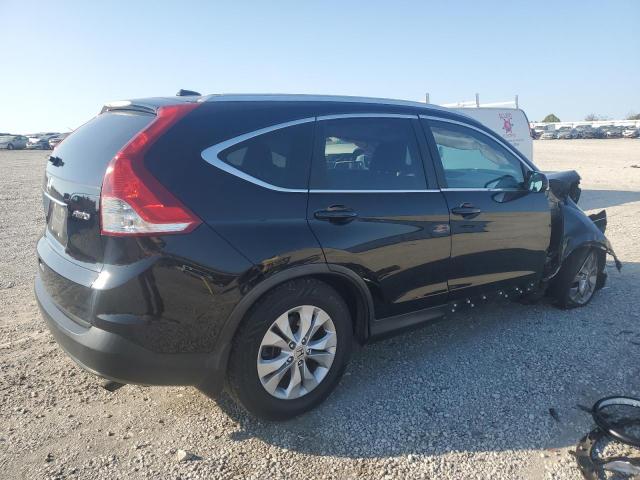 2HKRM4H71EH649434 - 2014 HONDA CR-V EXL BLACK photo 3
