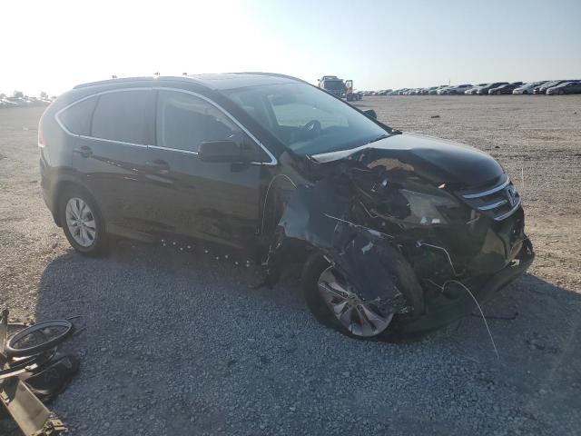 2HKRM4H71EH649434 - 2014 HONDA CR-V EXL BLACK photo 4