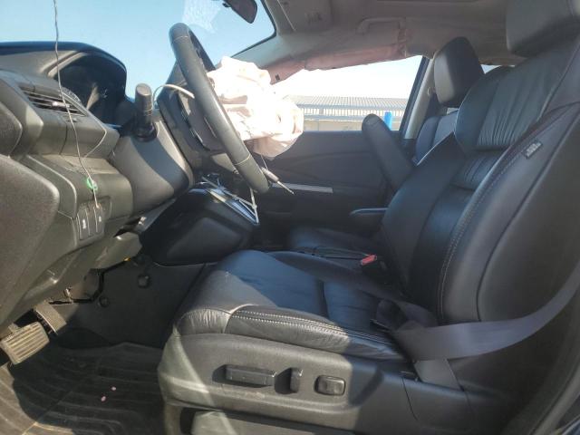 2HKRM4H71EH649434 - 2014 HONDA CR-V EXL BLACK photo 7
