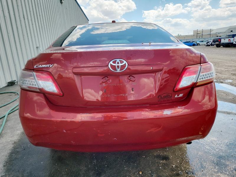 4T1BF3EK5BU128003 - 2011 TOYOTA CAMRY BASE RED photo 6