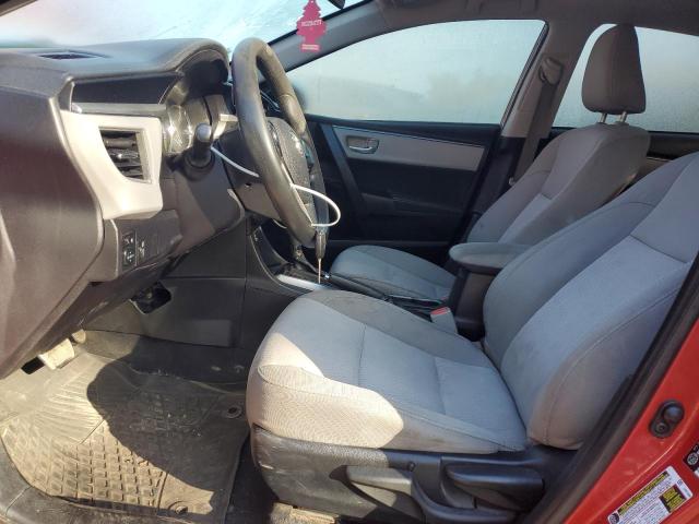 2T1BURHEXFC382375 - 2015 TOYOTA COROLLA L RED photo 7