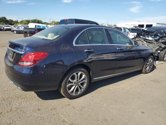 55SWF4KB6JU267806 - 2018 MERCEDES-BENZ C 300 4MATIC BLACK photo 3