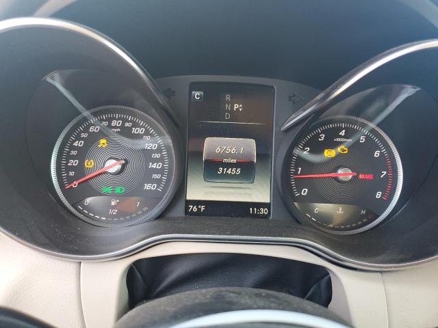 55SWF4KB6JU267806 - 2018 MERCEDES-BENZ C 300 4MATIC BLACK photo 9