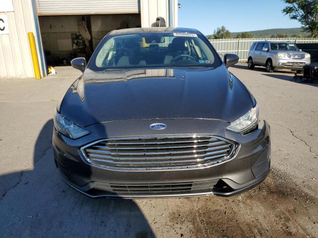 3FA6P0LU2KR104860 - 2019 FORD FUSION SE GRAY photo 5
