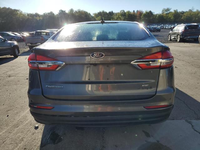 3FA6P0LU2KR104860 - 2019 FORD FUSION SE GRAY photo 6