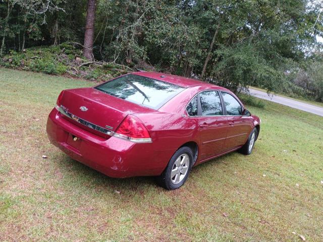 2G1WT58K489275630 - 2008 CHEVROLET IMPALA LT 勃艮第红 照片 4