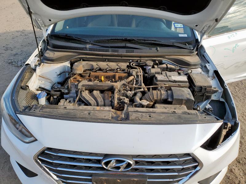 3KPC24A65ME142956 - 2021 HYUNDAI ACCENT SE თეთრი ფოტო 11