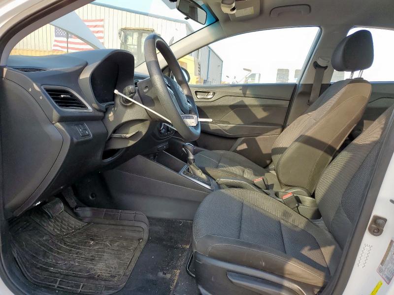 3KPC24A65ME142956 - 2021 HYUNDAI ACCENT SE თეთრი ფოტო 7