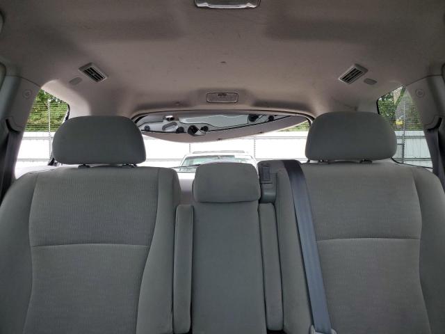 5TDBK3EH1BS042387 - 2011 TOYOTA HIGHLANDER BASE SILVER photo 10