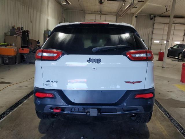 1C4PJMBS7FW503063 - 2015 JEEP CHEROKEE TRAILHAWK WHITE photo 6
